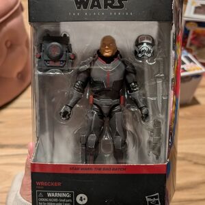 Hasbro Star Wars Wrecker Figure with Black and Red Armor